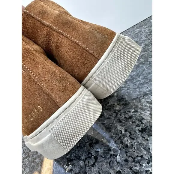 Common Projects 5139 Mens Suede Sneakers Size EU 42 Brown